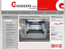 Tablet Screenshot of gozzini1906.net