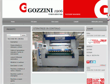 Tablet Screenshot of gozzini1906.com